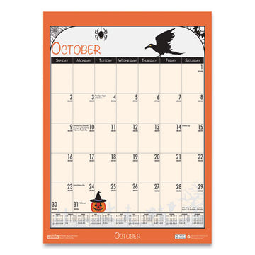 House of Doolittle™ Recycled Seasonal Wall Calendar, Earthscapes Illustrated Seasons Artwork, 12 X 16.5, 12-month (jan To Dec): 2022 freeshipping - TVN Wholesale
